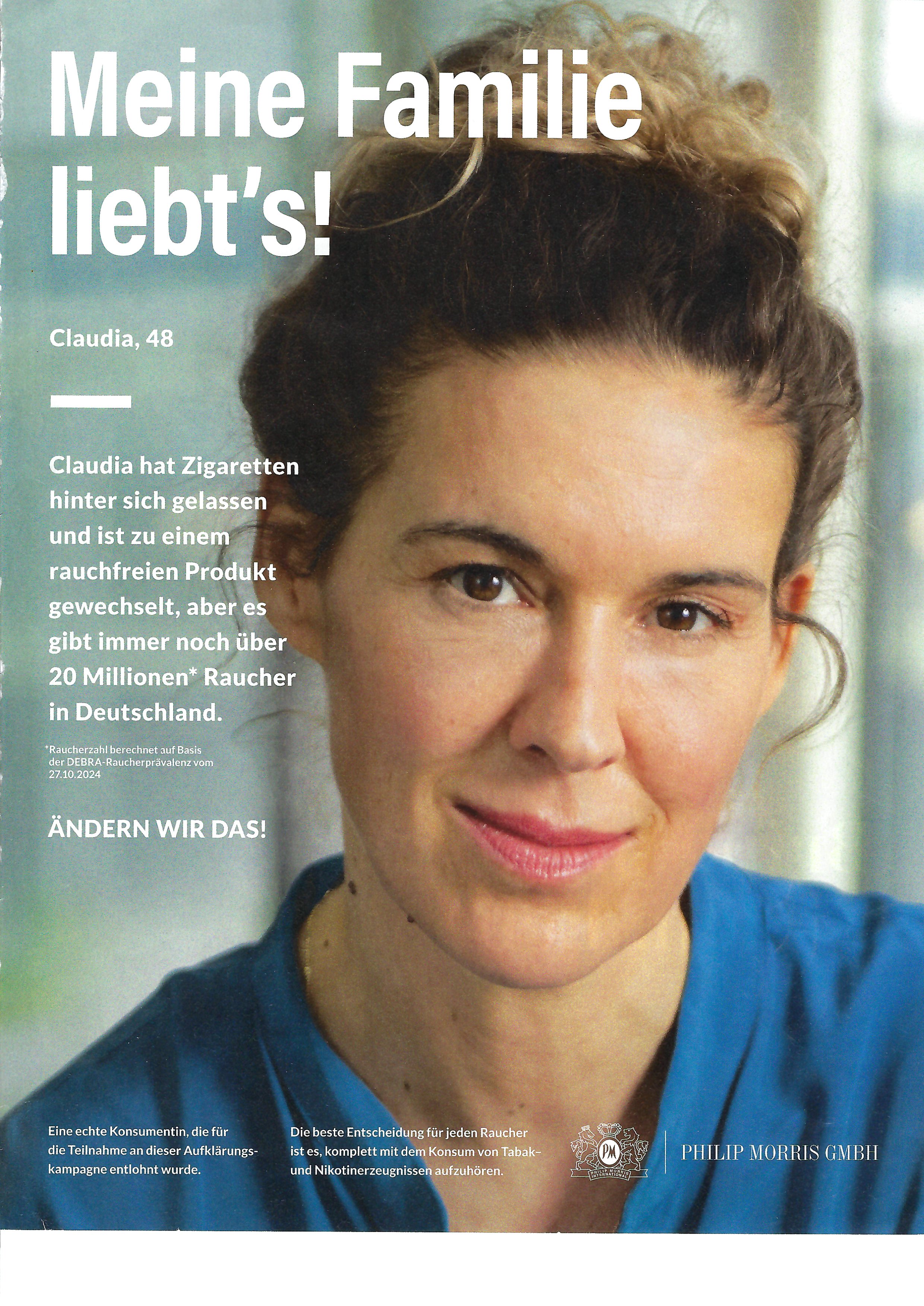 Tabakwerbung in Gala
